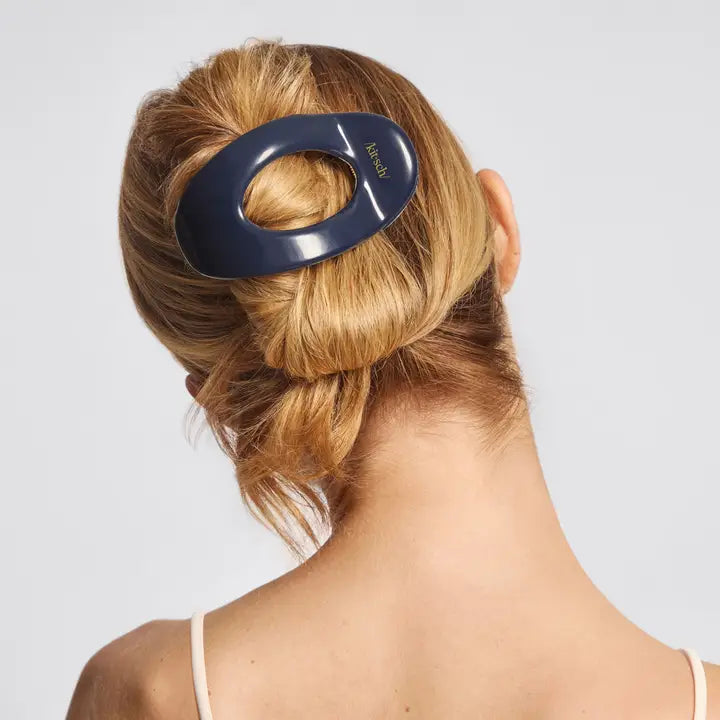 Recycled Plastic Large Flat Cloud Clip - Blue Orchid