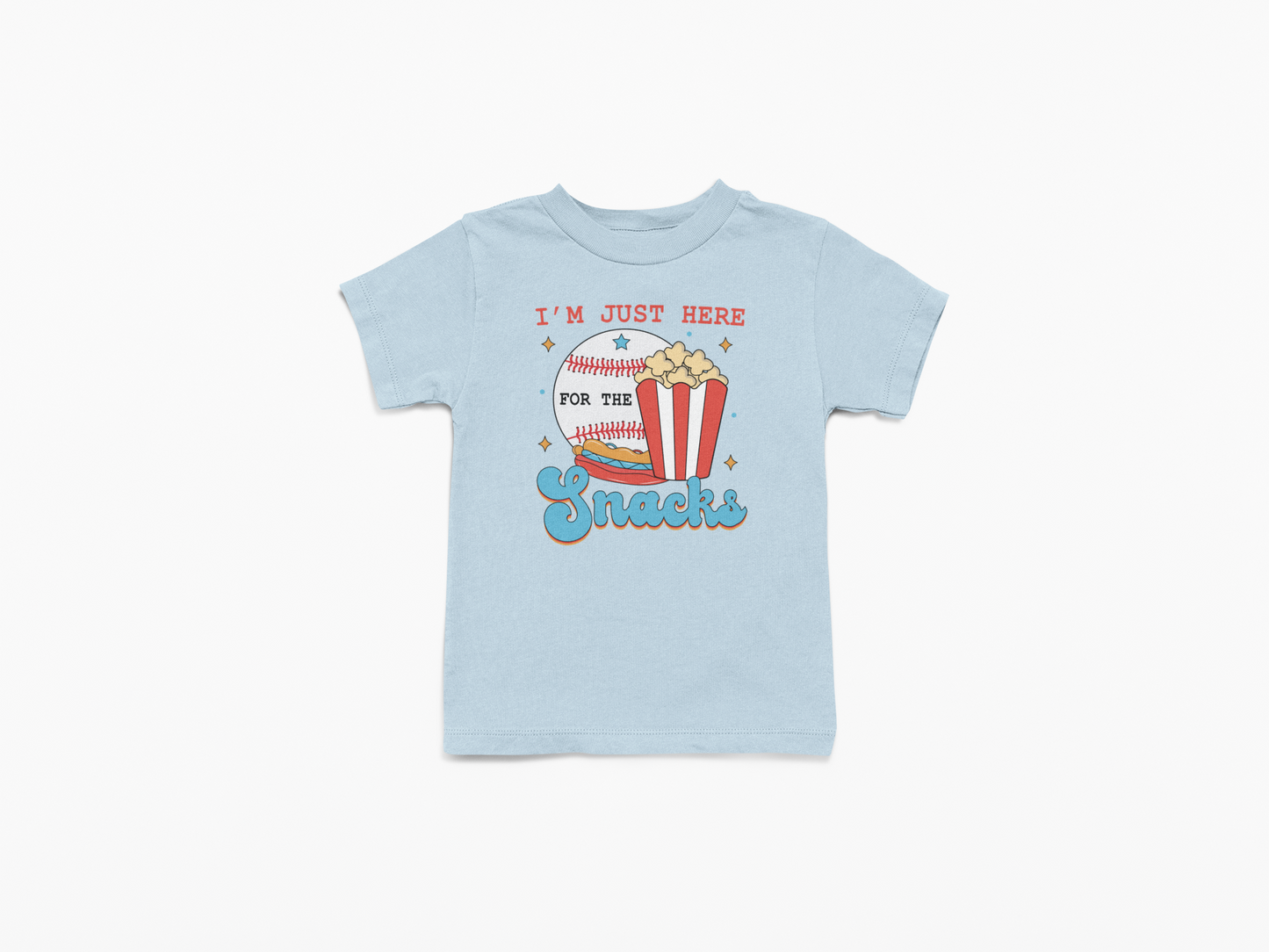 Im Just Here For The Snacks Youth & Toddler Graphic Tshirt