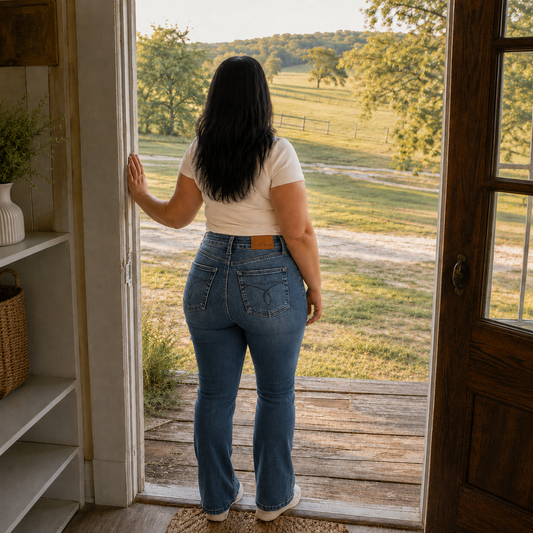 Camille High Waist Tummy Control Bootcut Jean