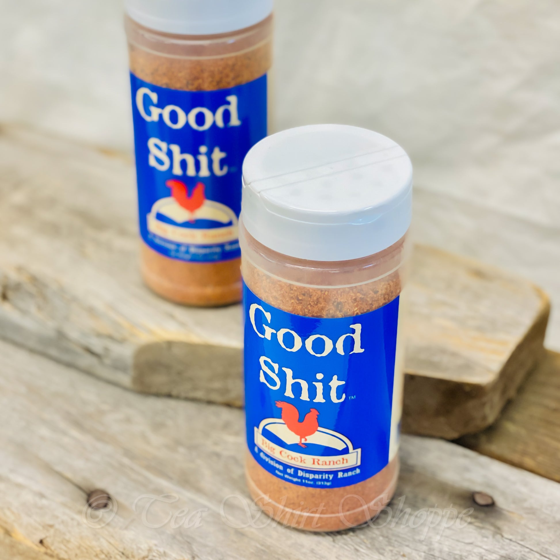This blend will transform regular chicken, ribs, and pork into a masterpiece of flavors. Amaze your friends and hear them say, “Man this is some Good Shit!” 