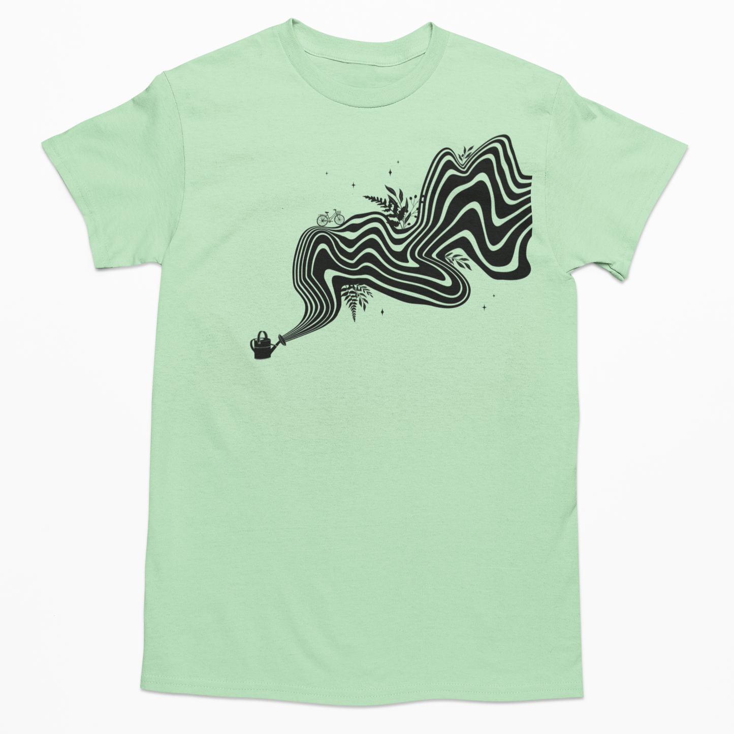 Cottagecore Graphic Tee T-shirt Tea Shirt Shoppe YS Mint