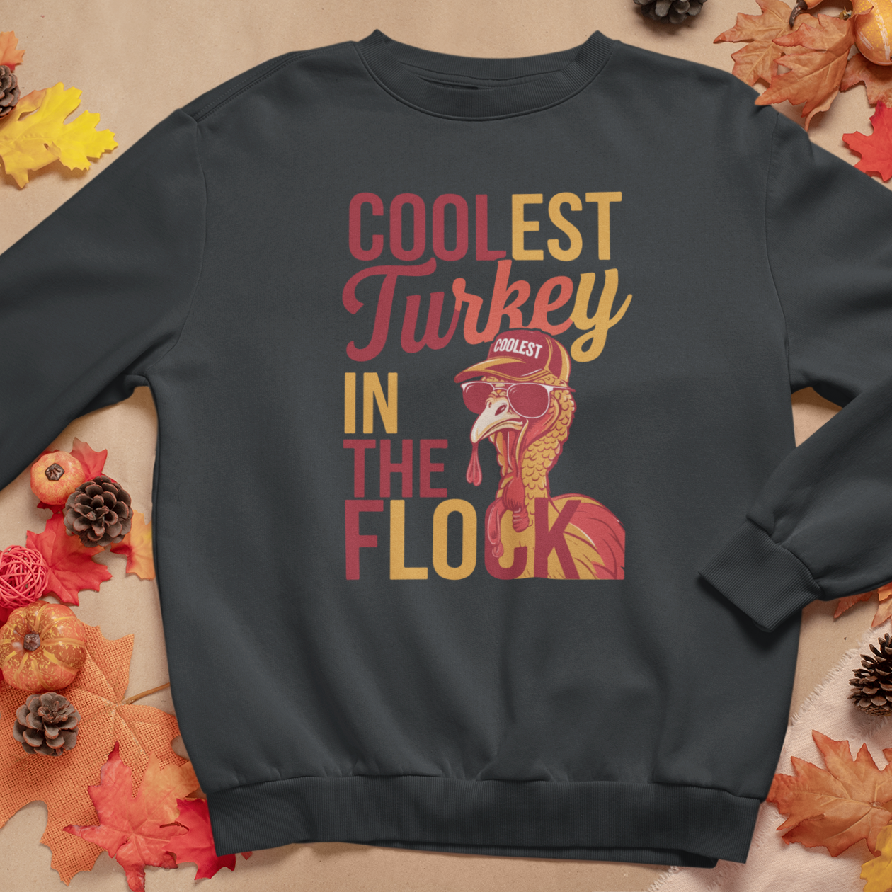 Coolest Turkey Graphic Sweatshirt