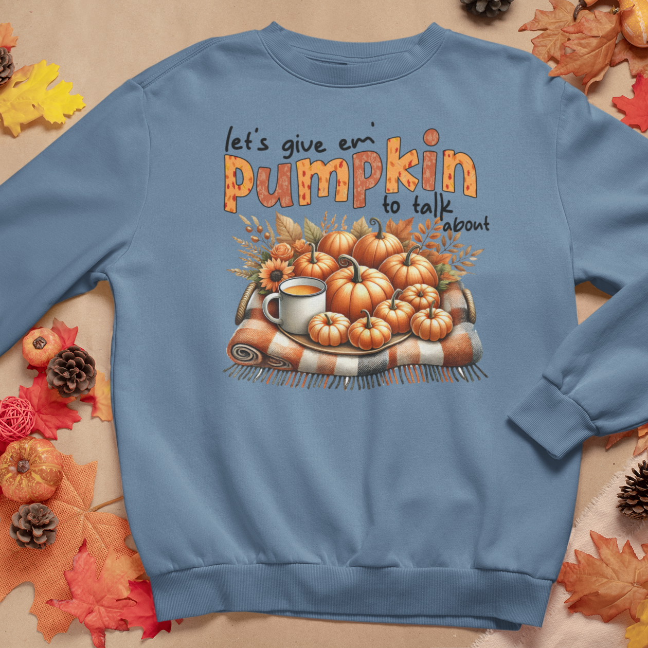 Pumpkin Talk Graphic Sweatshirt