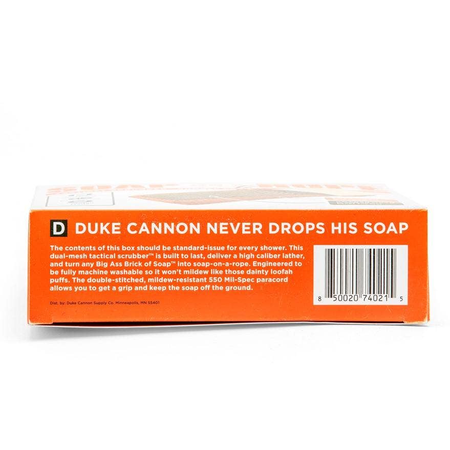 Soap on a Rope Bundle Pack (Tactical Scrubber + Bourbon soap  Duke Cannon   