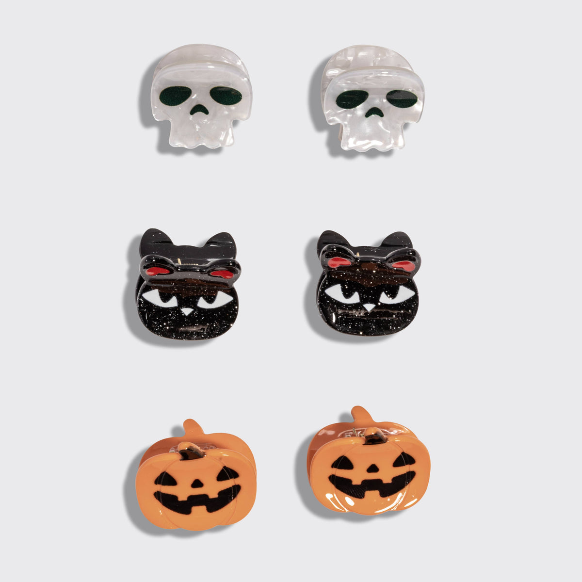 Mini Claw Clips 6pc Set - Halloween Squad – alternate view 2