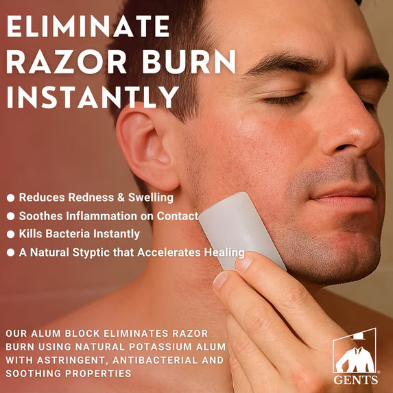 G.B.S. Alum Block All Natural After Shave Facial Cleansers ARTISAN SHAVING PRODUCTS