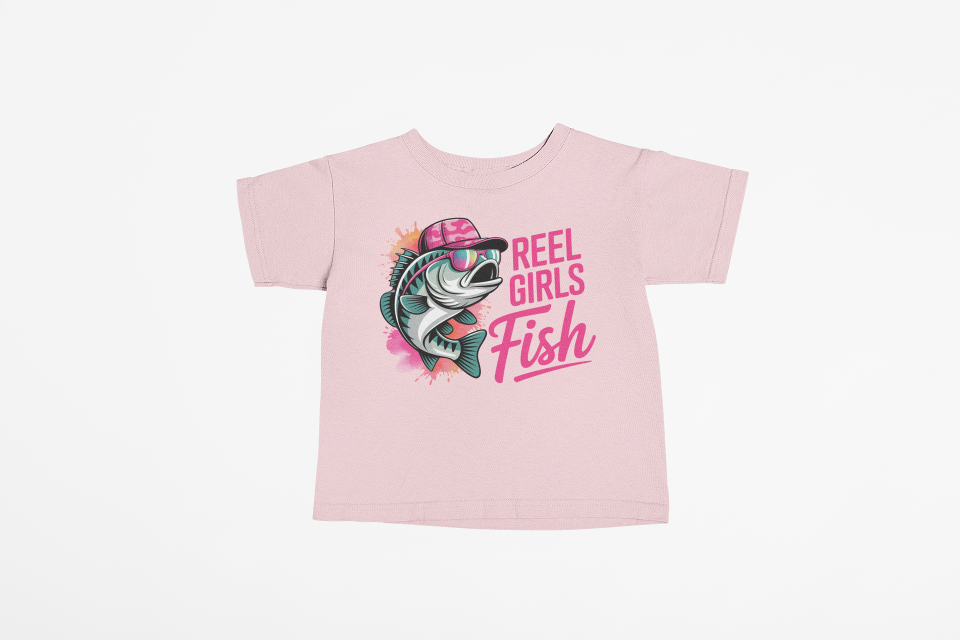 Reel Girls Fish Youth & Toddler Graphic Tee Youth Graphic Tee Tea Shirt Shoppe