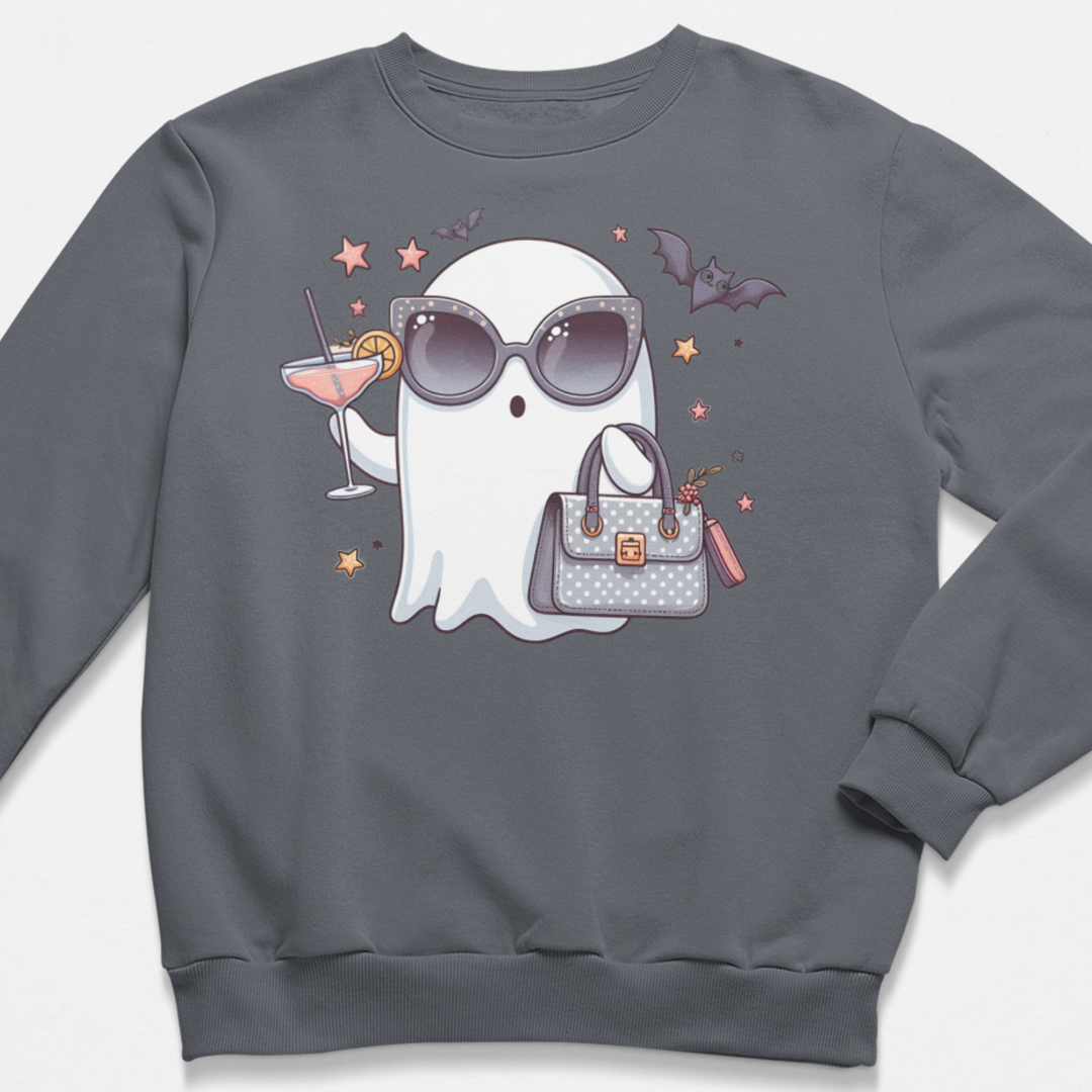 Cheers To Halloween Graphic Sweatshirt