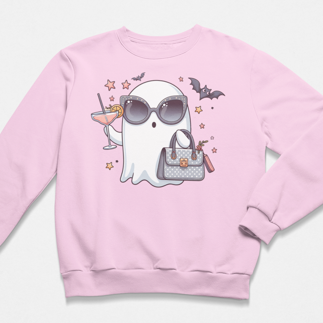 Cheers To Halloween Graphic Sweatshirt