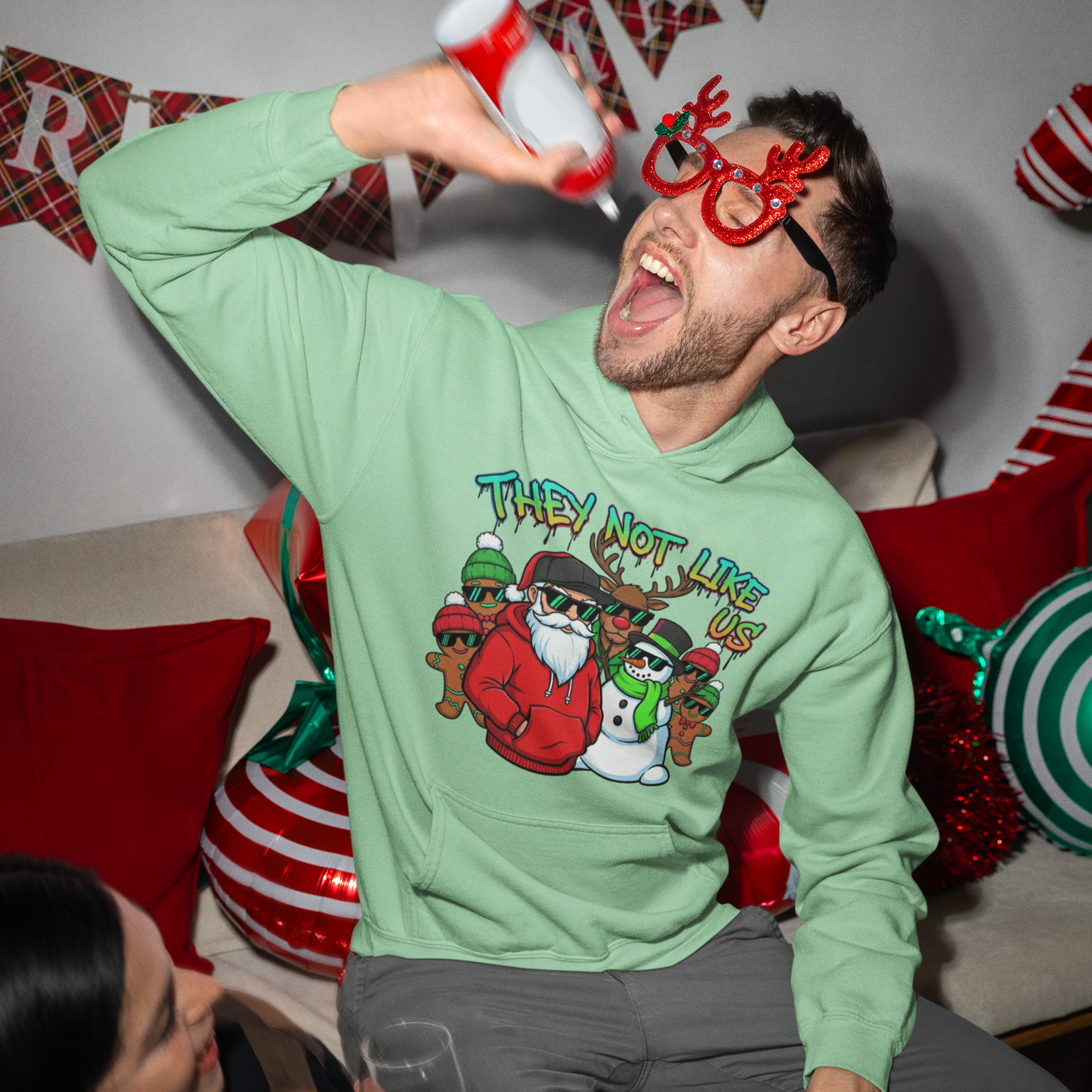 They Not Like Us Adult Graphic Hoodie