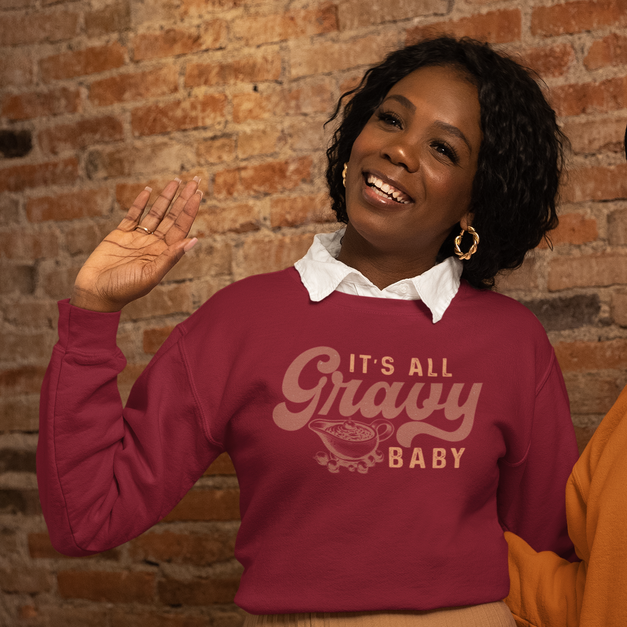Gravy Baby Graphic Sweatshirt