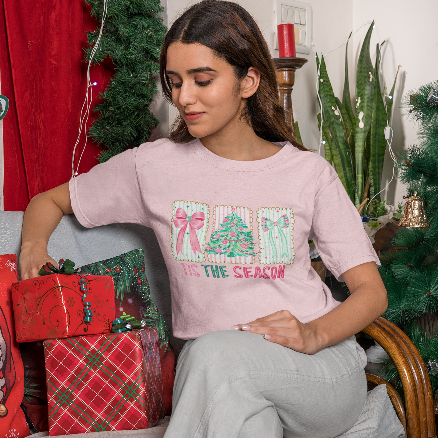 Tis The Season Full Color Ready For Press DTF Print Transfer, Direct To Film