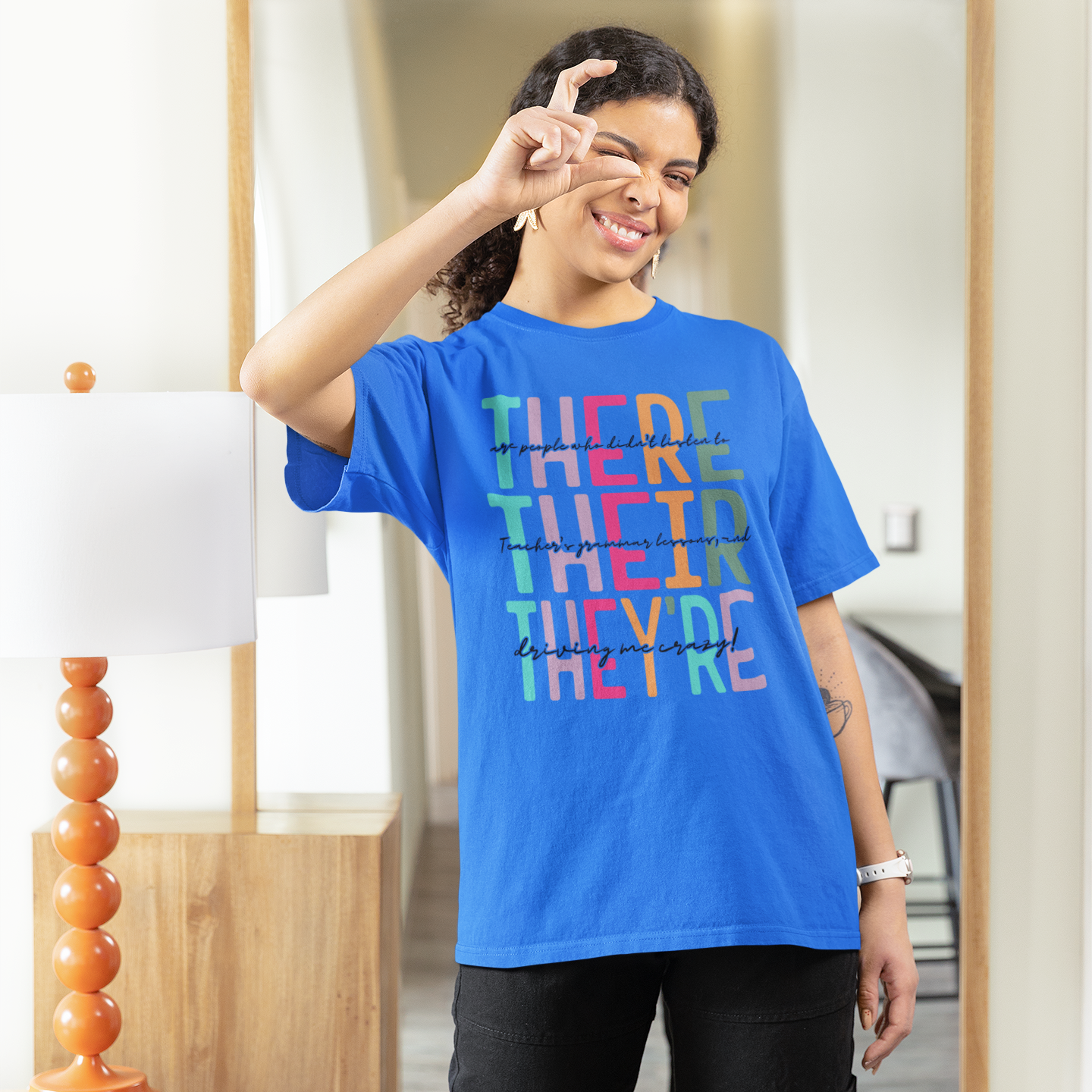 They're Driving Me Crazy Graphic Tee T-shirt Tea Shirt Shoppe S Royal