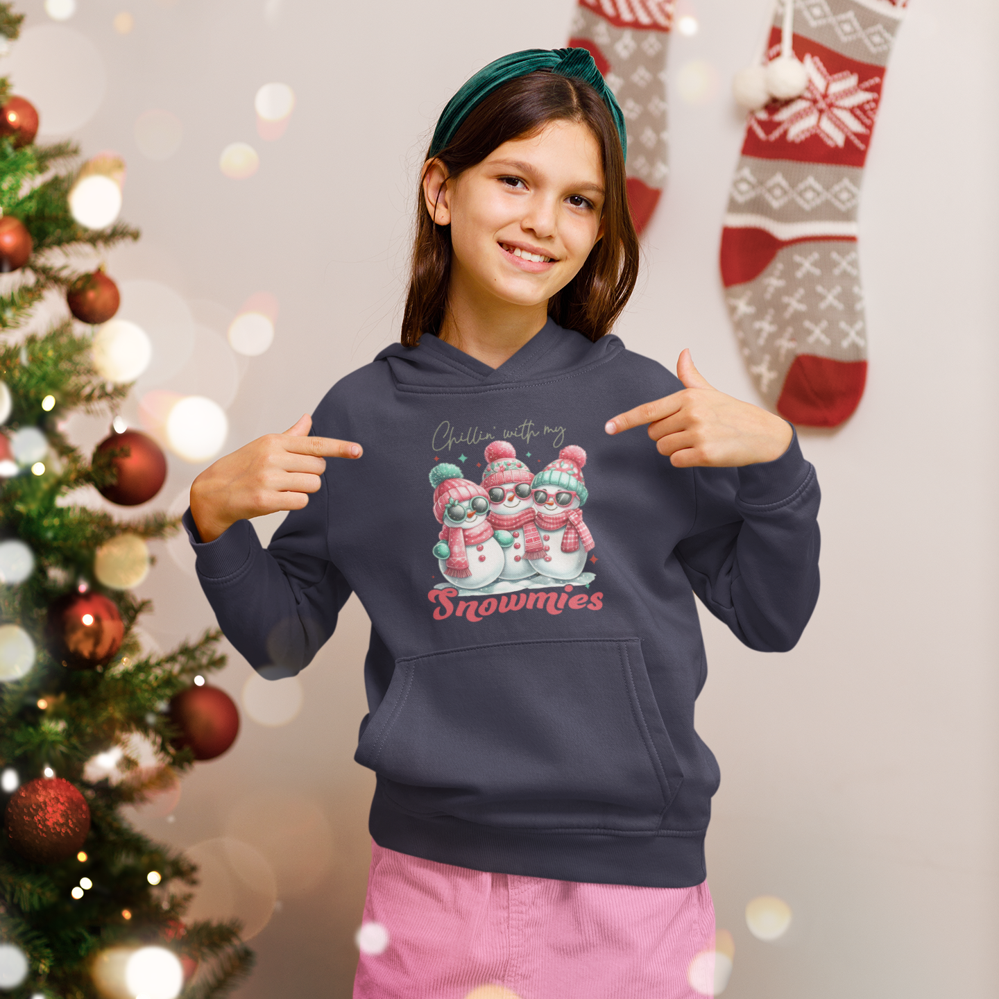 Chillin' With My Snowmies Youth & Toddler Hoodie