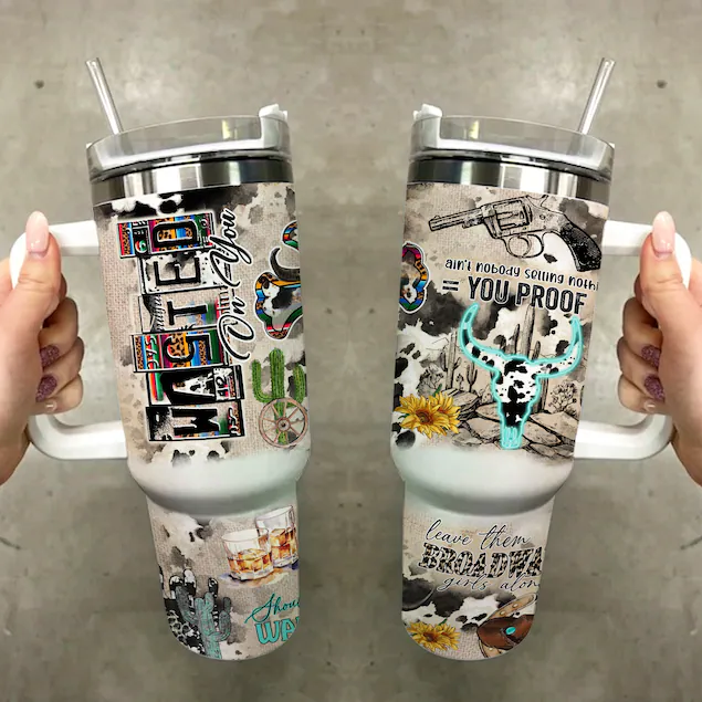 Wasted On You 40oz Tumbler Tumbler Tea-Shirt Shoppe