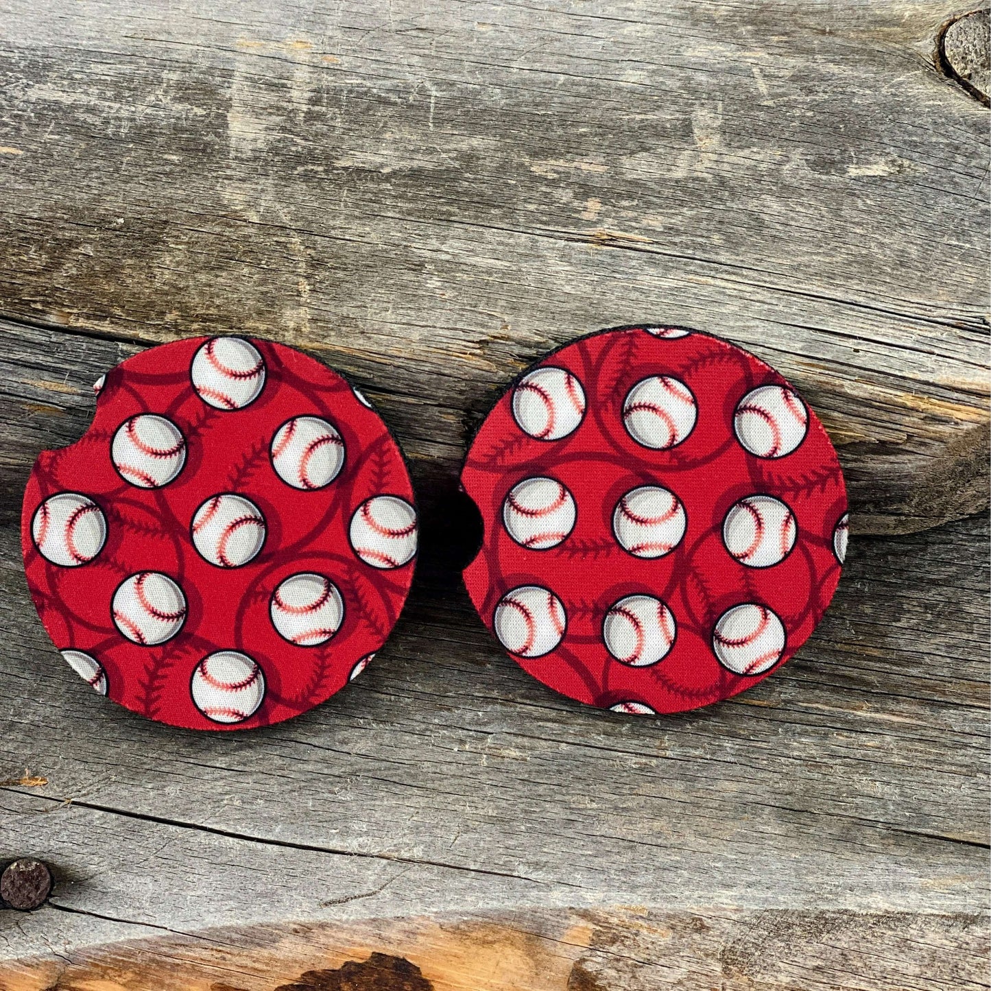 Baseball Car Coasters Tea-Shirt Shoppe