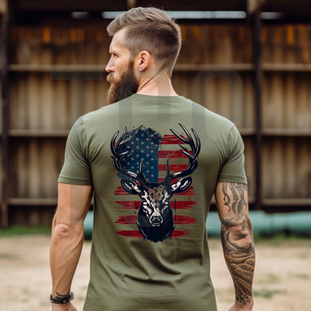 All American Hunter (DTF) Direct To Film Print Transfer Tea-Shirt Shoppe