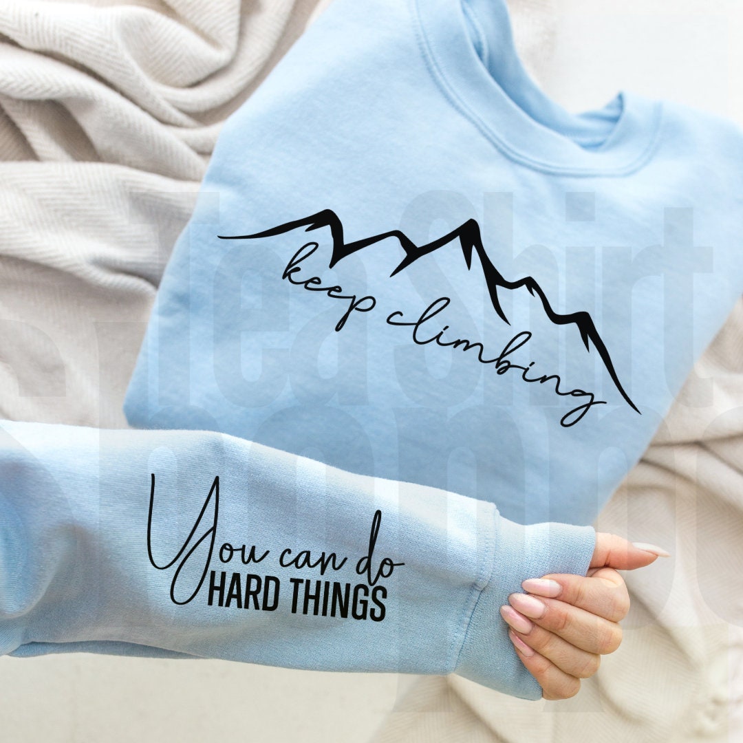 You Can Do Hard Things Hot Peel Custom Full Color Ready For Press DTF Print Transfer, Direct To Film Tea-Shirt Shoppe