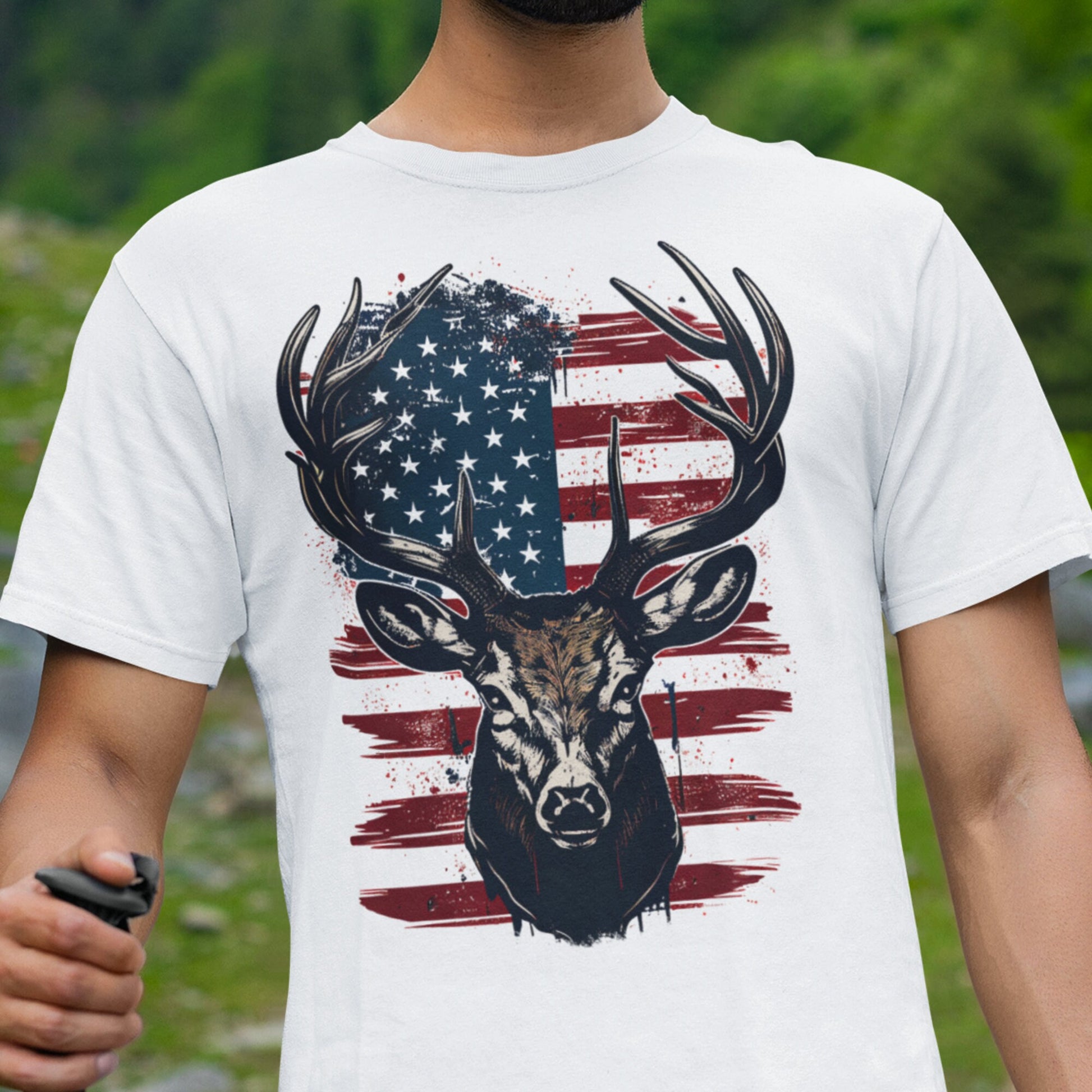 All American Hunter (DTF) Direct To Film Print Transfer Tea-Shirt Shoppe