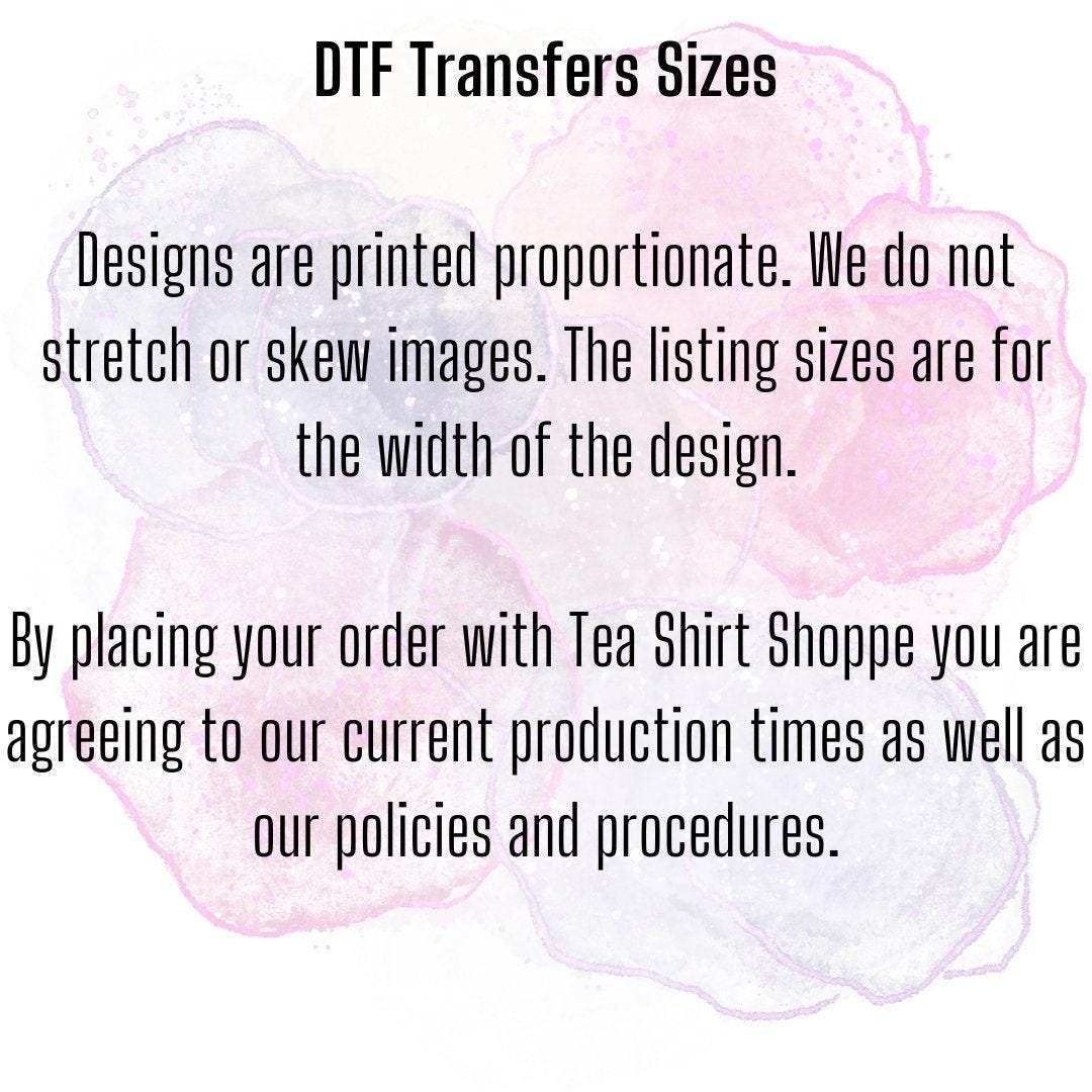 I Will Not Be Shaken Hot Peel Custom Full Color Ready For Press DTF Print Transfer, Direct To Film Tea-Shirt Shoppe