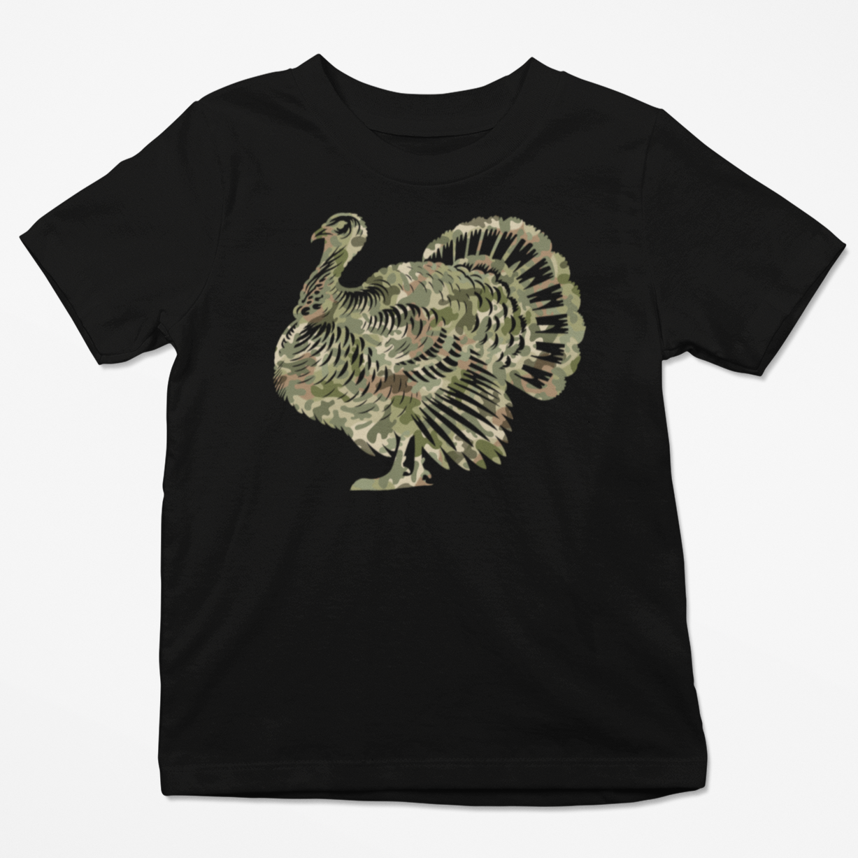 Feathered Fade Youth & Toddler Graphic Tee Youth Graphic Tee Tea Shirt Shoppe 2T Black