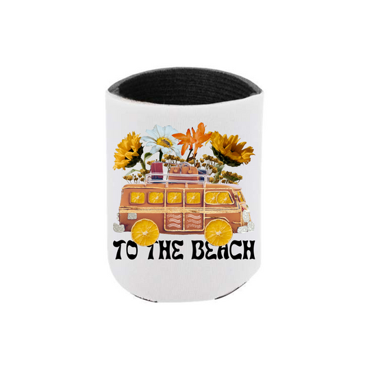 To The Beach Can Cooler Can Cooler Tea Shirt Shoppe