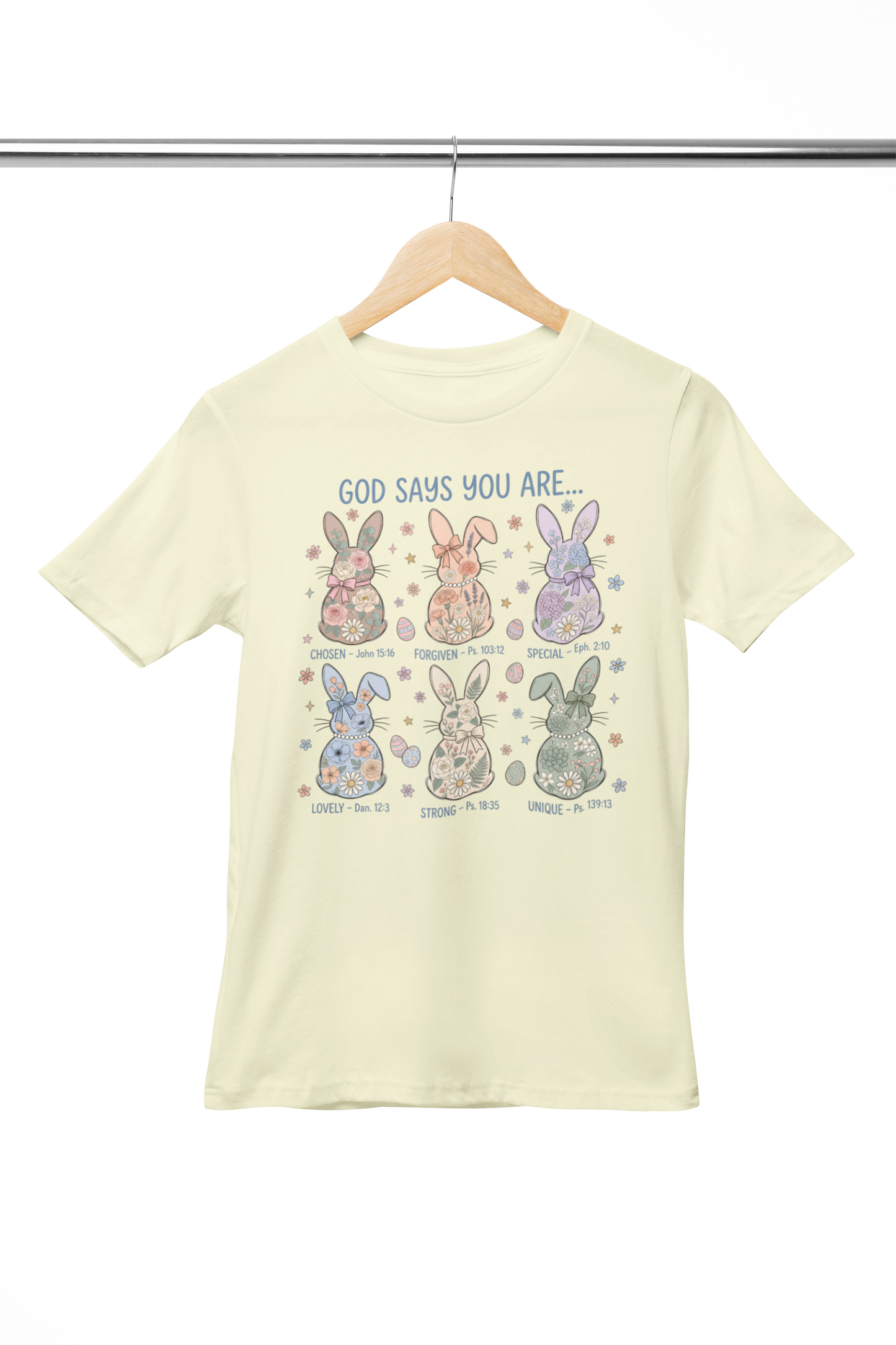 God says (Easter) Youth & Toddler Graphic Tshirt