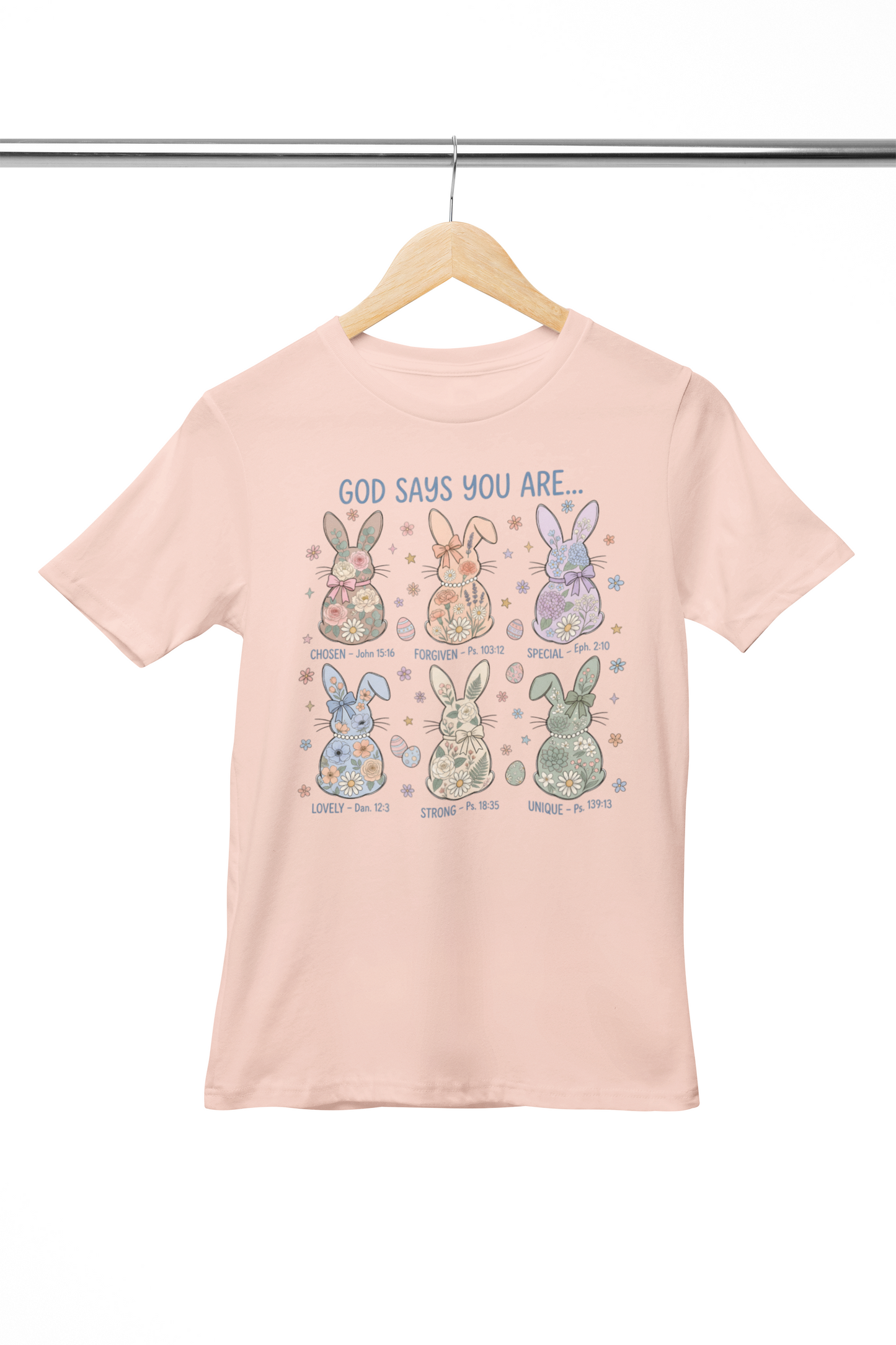 God says (Easter) Youth & Toddler Graphic Tshirt