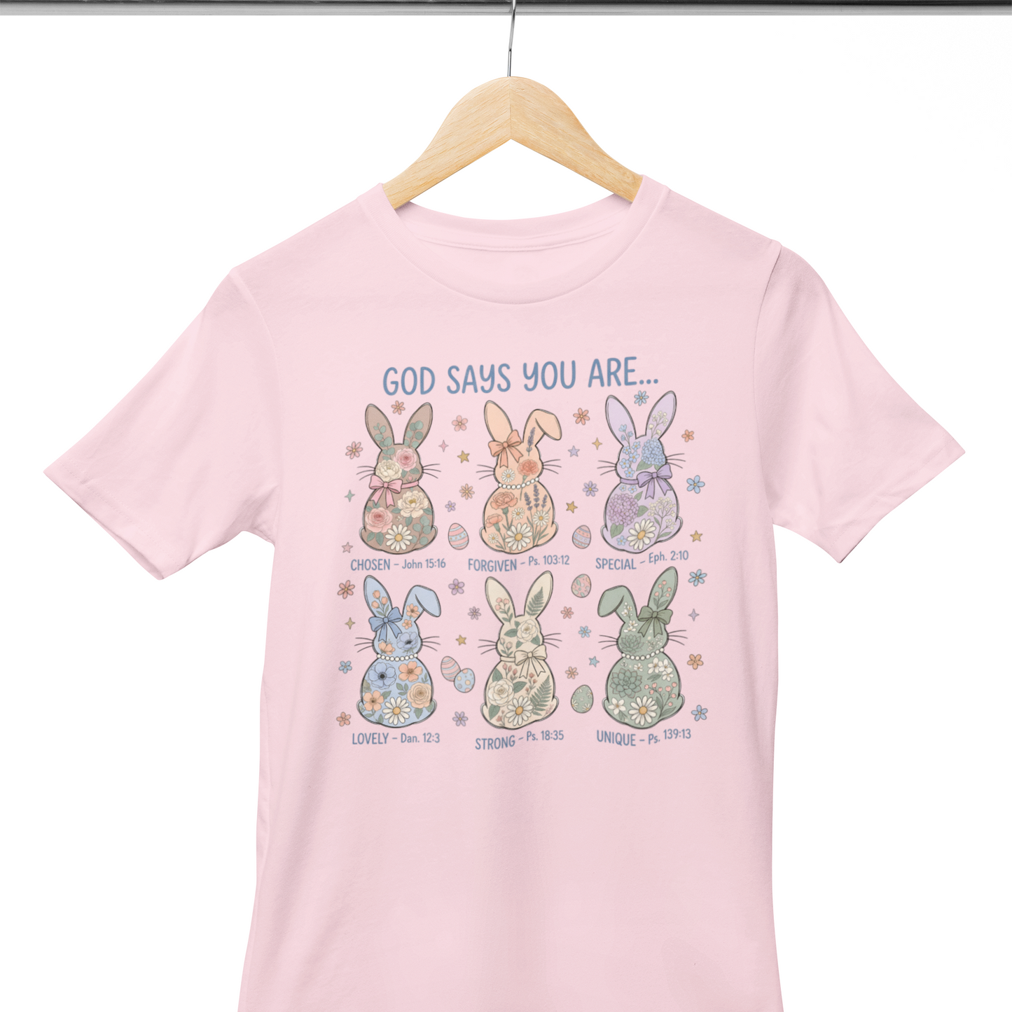God says (Easter) Youth & Toddler Graphic Tshirt