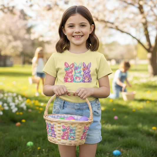 3 Little Bunnies Youth & Toddler Graphic Tshirt