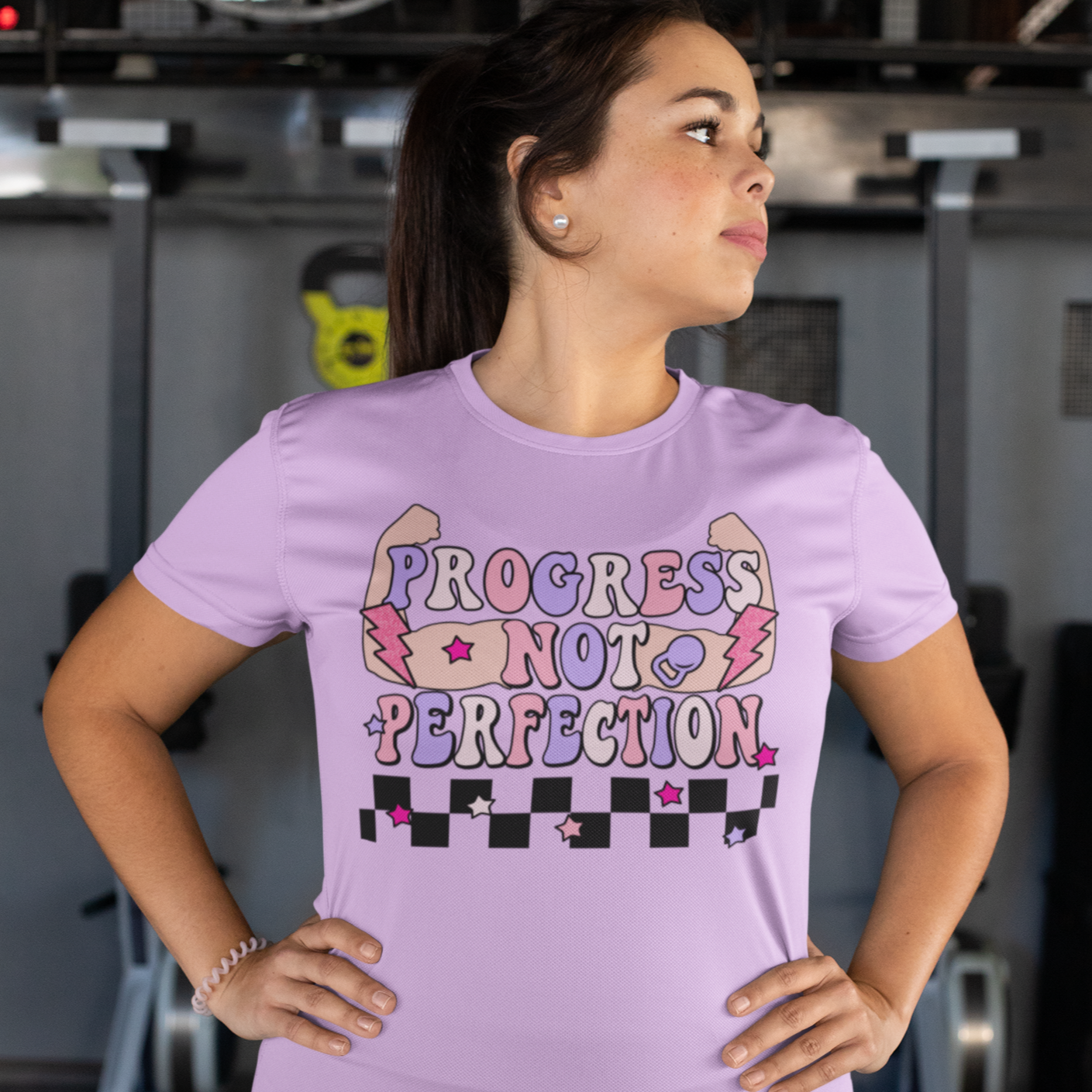 Progress Not Perfection Graphic Tee T-shirt Tea Shirt Shoppe