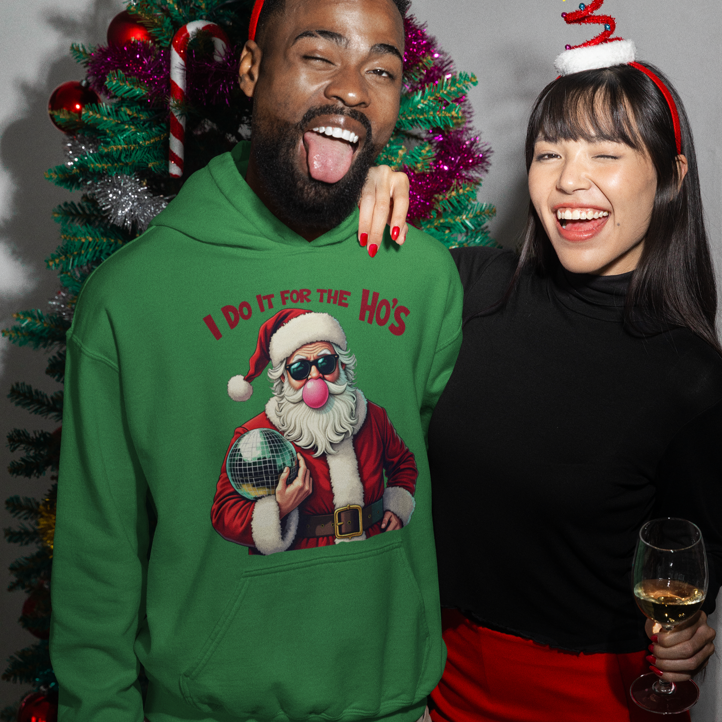 I Do It For The Ho's Graphic Hoodie