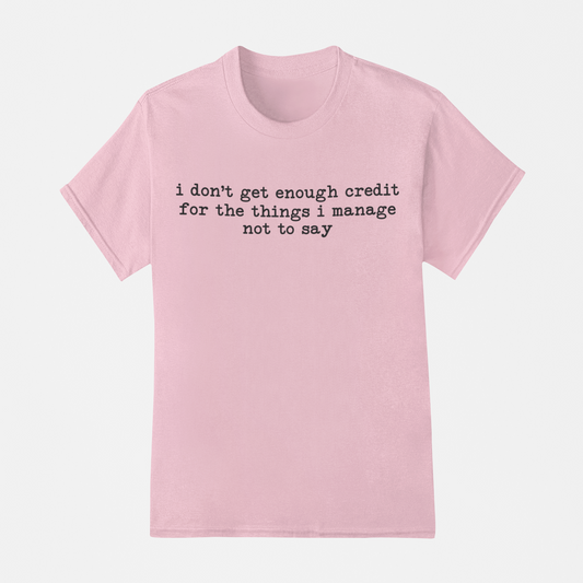 Unsaid Things Adult Graphic Tshirt