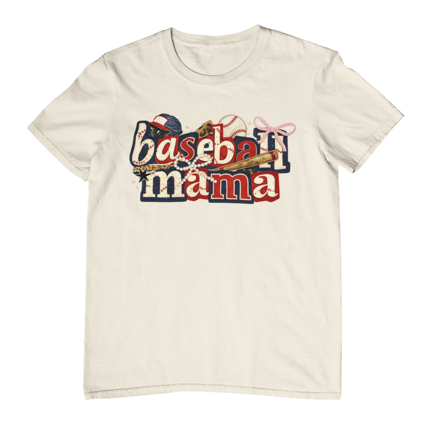 Baseball Mama Adult Graphic Tee