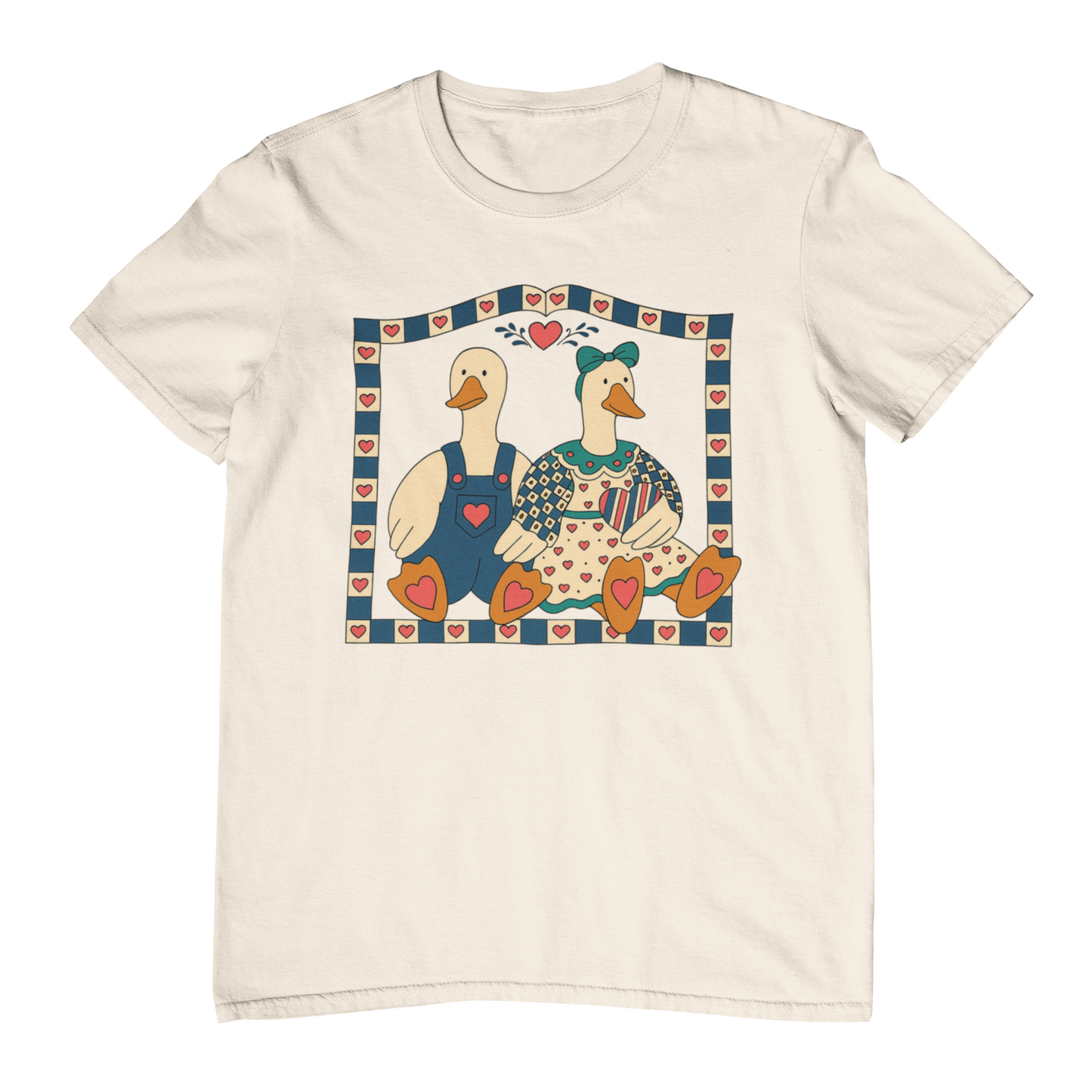 Sweetheart Duck Duo Graphic Tshirt