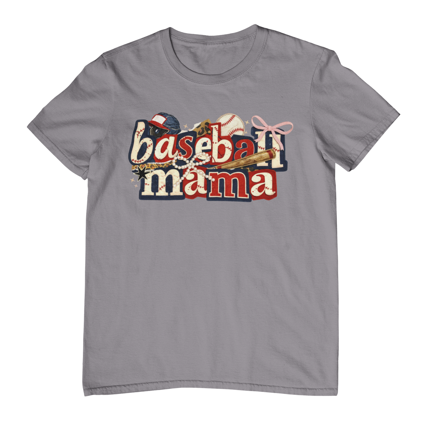 Baseball Mama Adult Graphic Tee