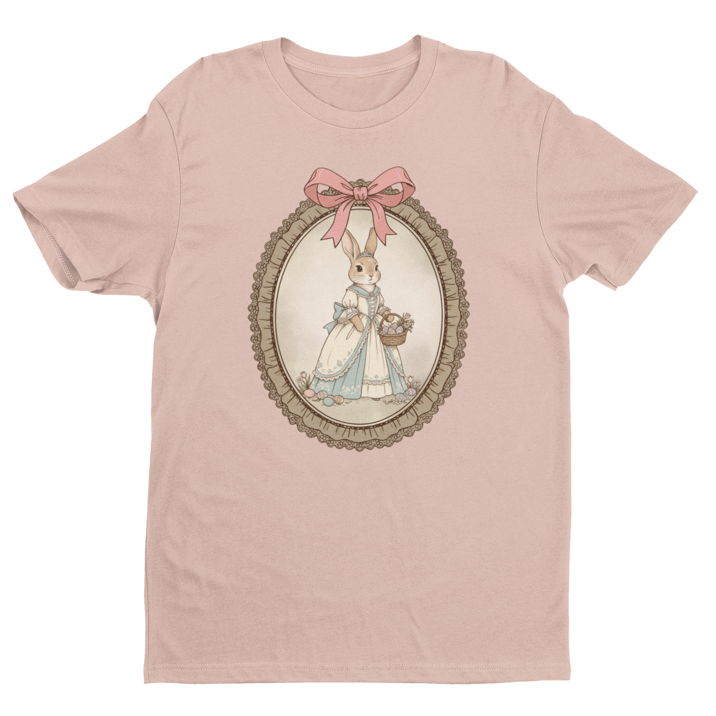 Vintage Bunny Picture Graphic Tshirt