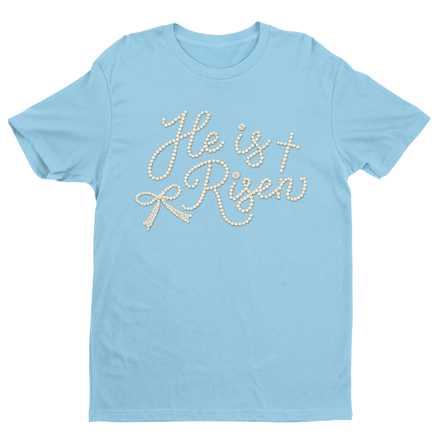He Is Risen Pearl Bow Graphic Tshirt
