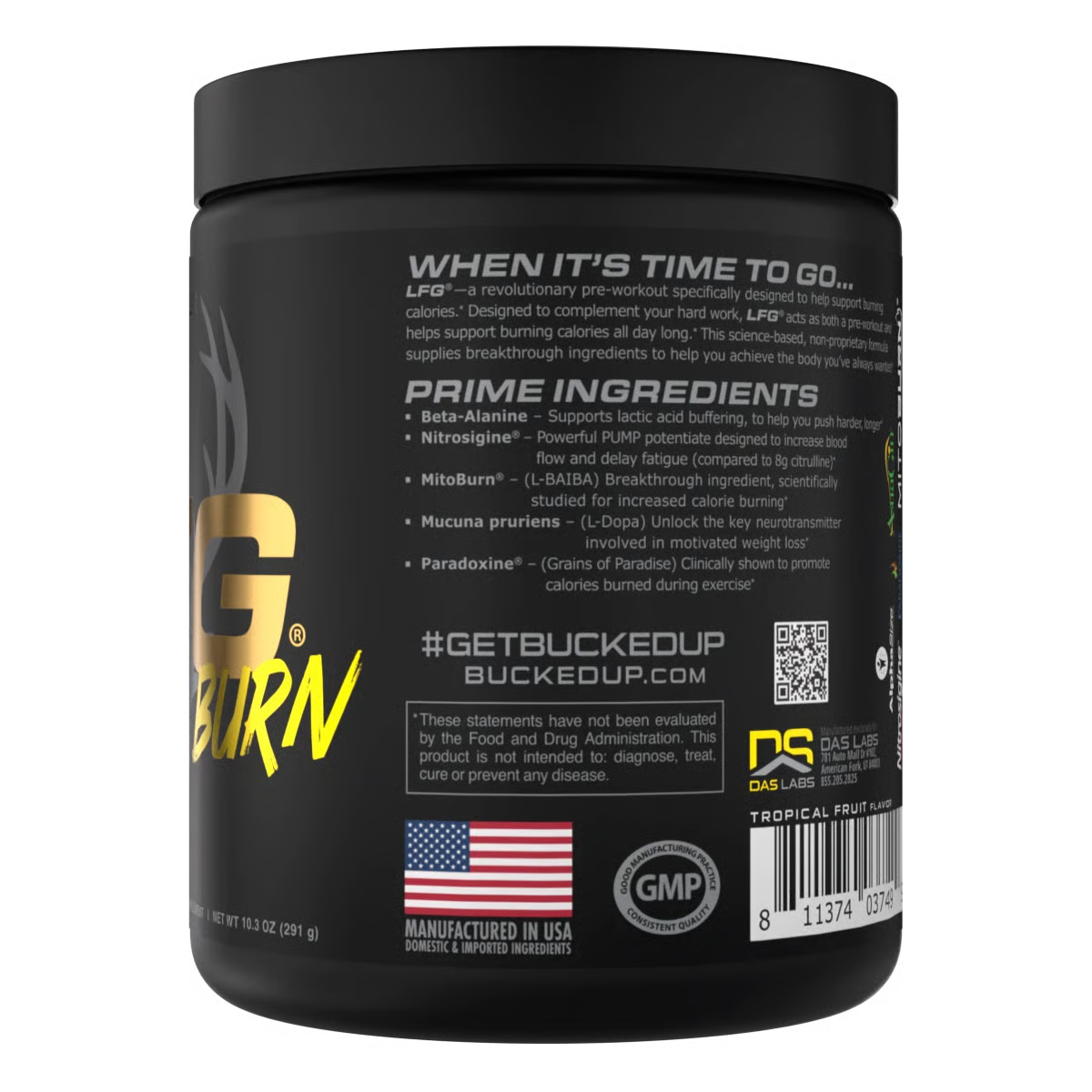 LFG Burn Thermogenic Pre-Workout – alternate view 5