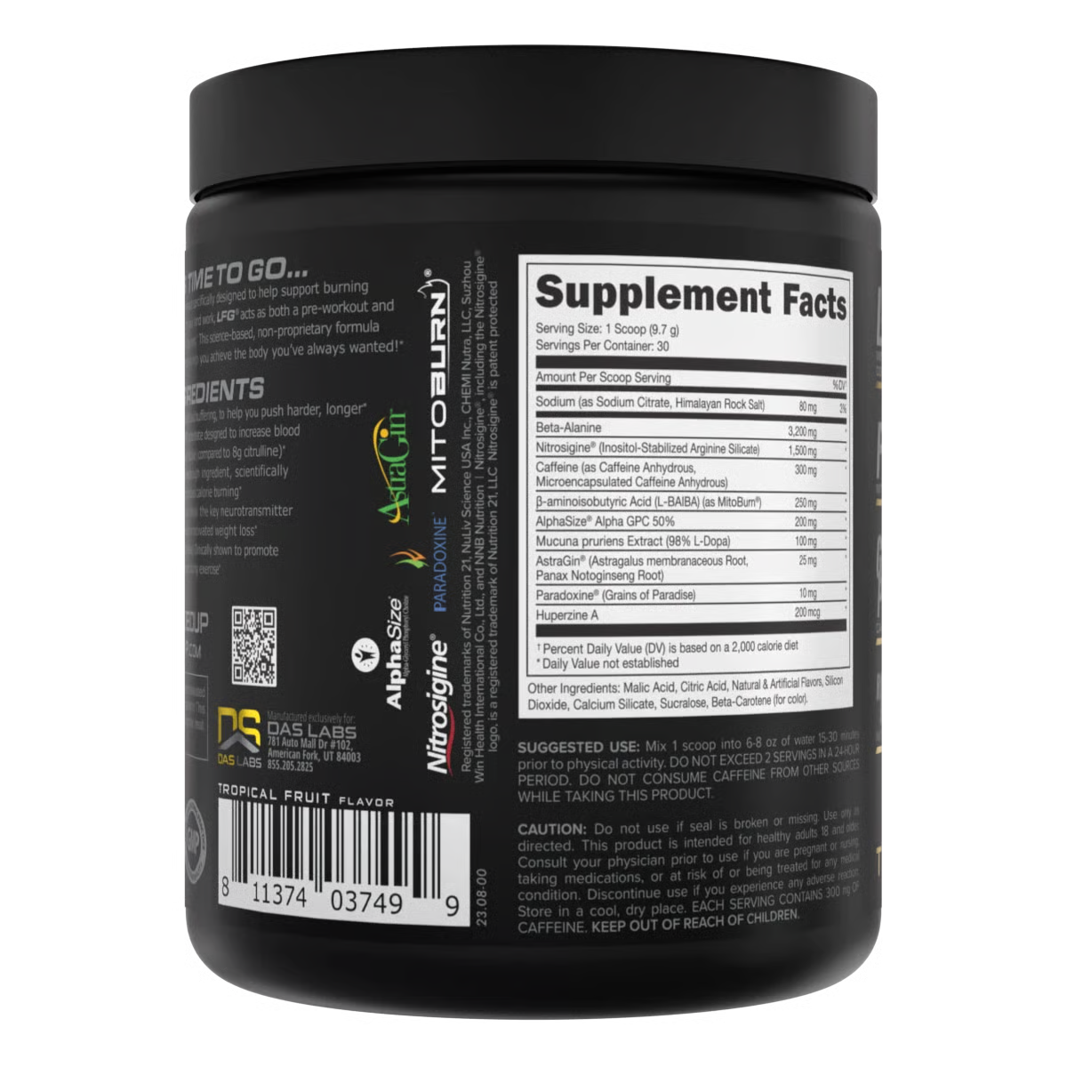 LFG Burn Thermogenic Pre-Workout – alternate view 3