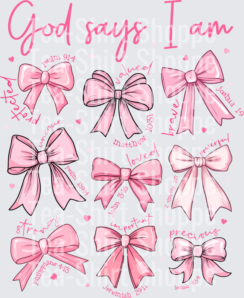 God Says I Am... Bows Back