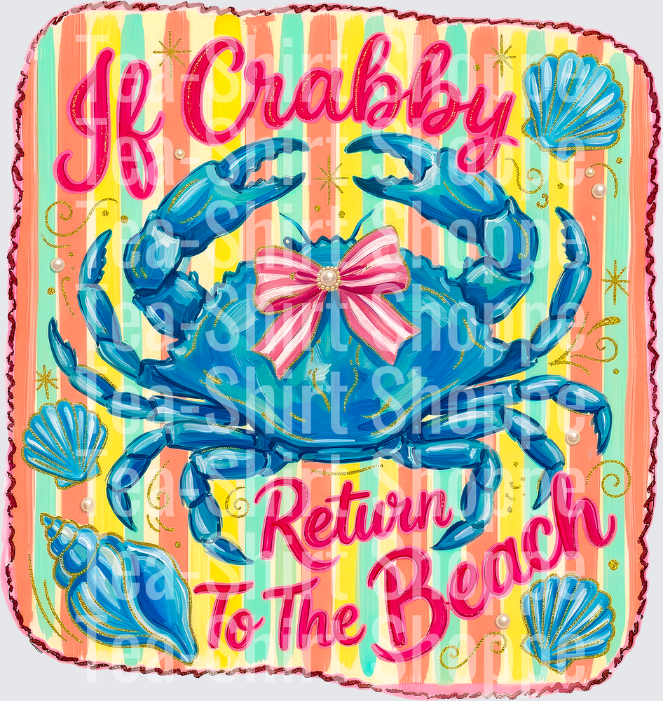 Return to the beach If Crabby