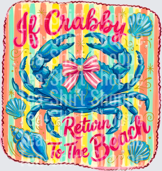 Return to the beach If Crabby