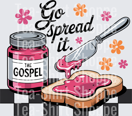 Go Spread The Gospel PNG