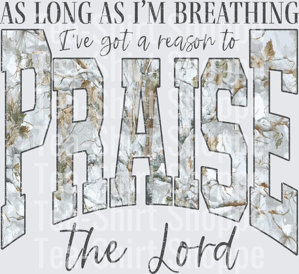 Praise the Lord camo-dark