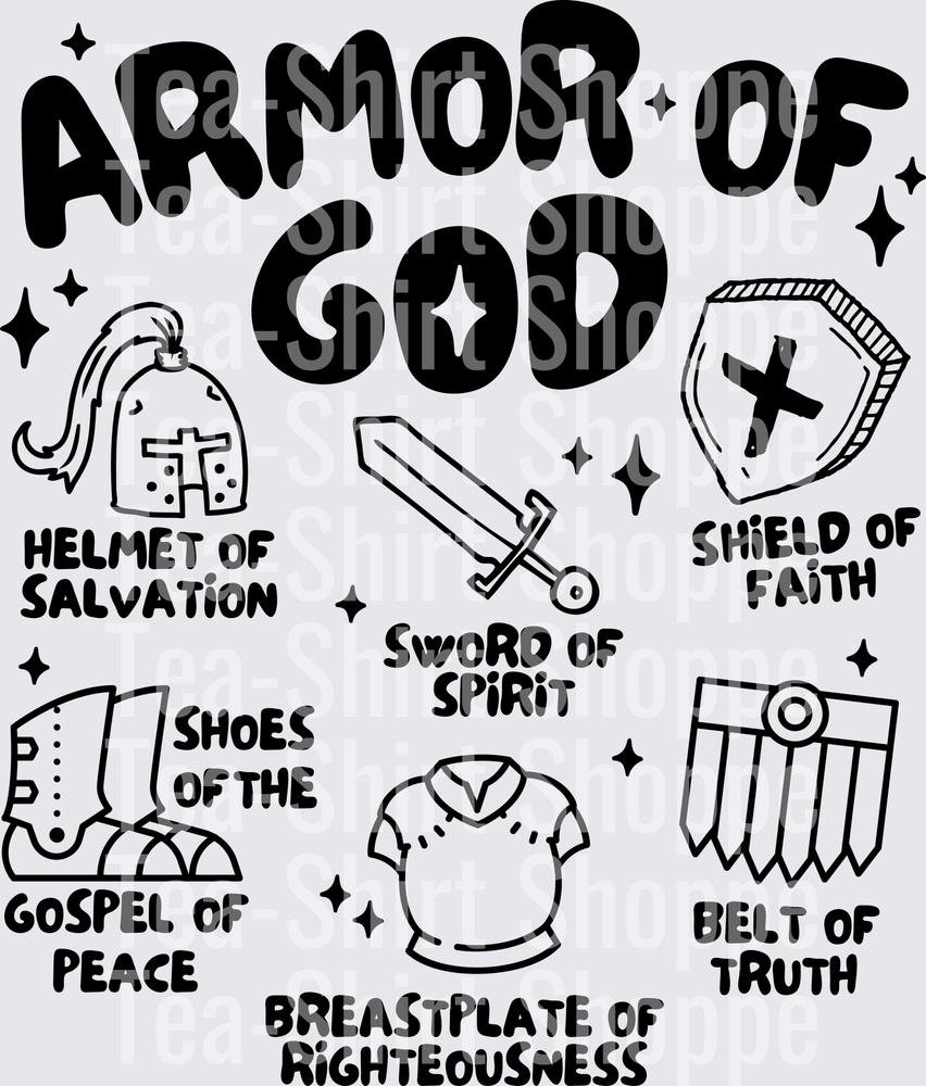 Armor of God Six Pieces of Spiritual Warfare Christian Faith