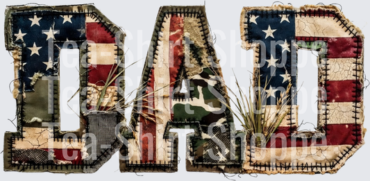 Patriotic Dad Patch