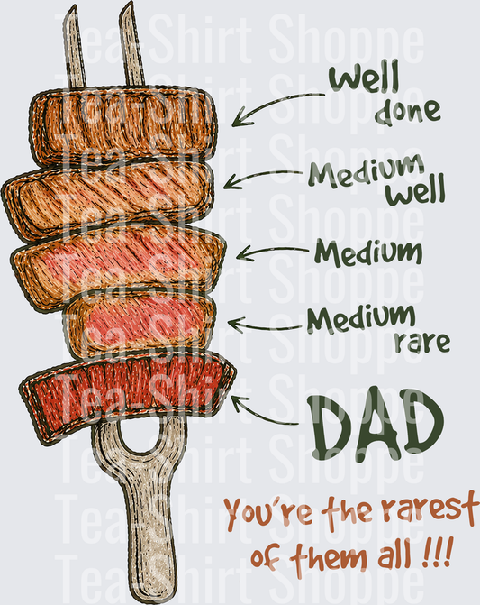 Rarest Dad Green ink