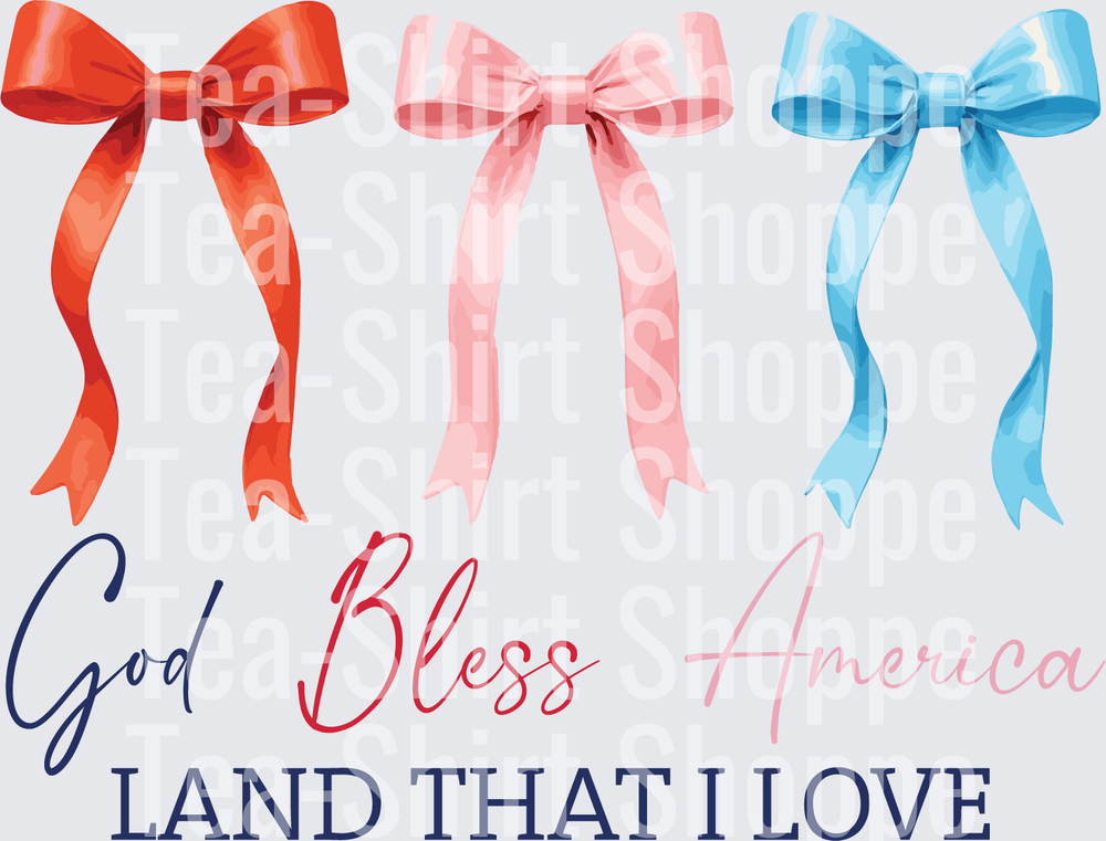 God Bless America Bows