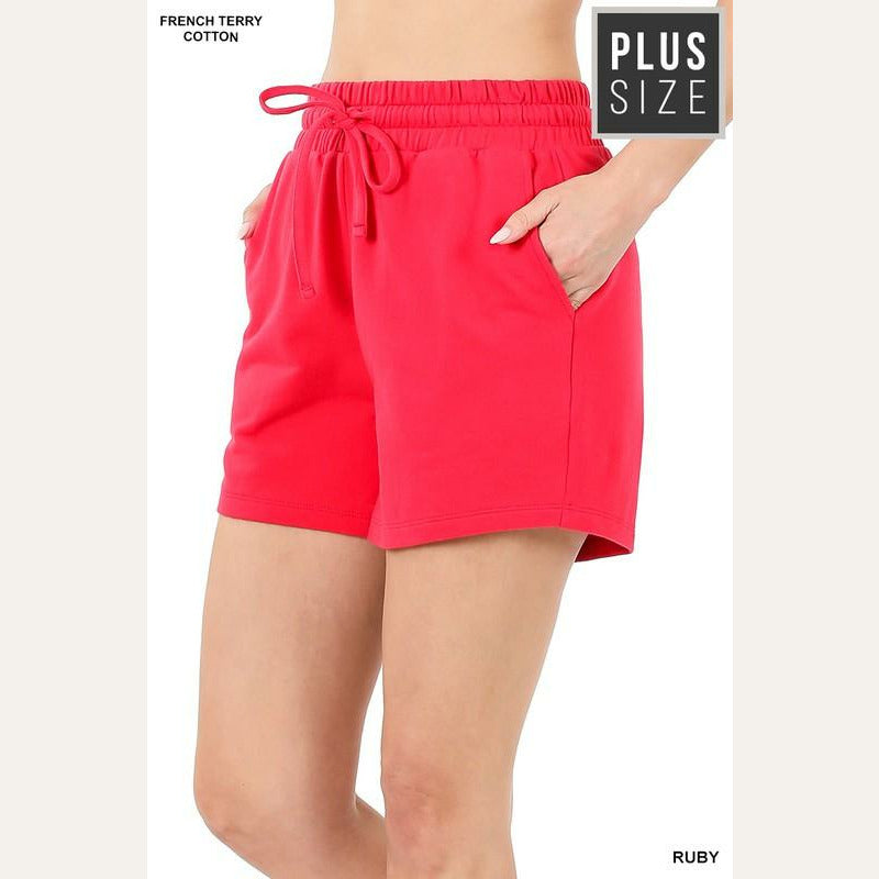 Ruby French Terry Shorts (Plus)